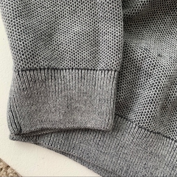 TAILOR Vintage PULLOVER SWEATER XLARGE gray long sleeve reversible v-neck NEW - Picture 12 of 14